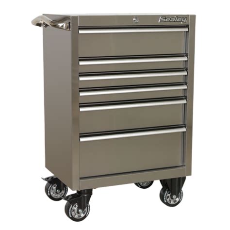 sealey stainless steel tool cabinet|sealey 6 drawer tool chest.